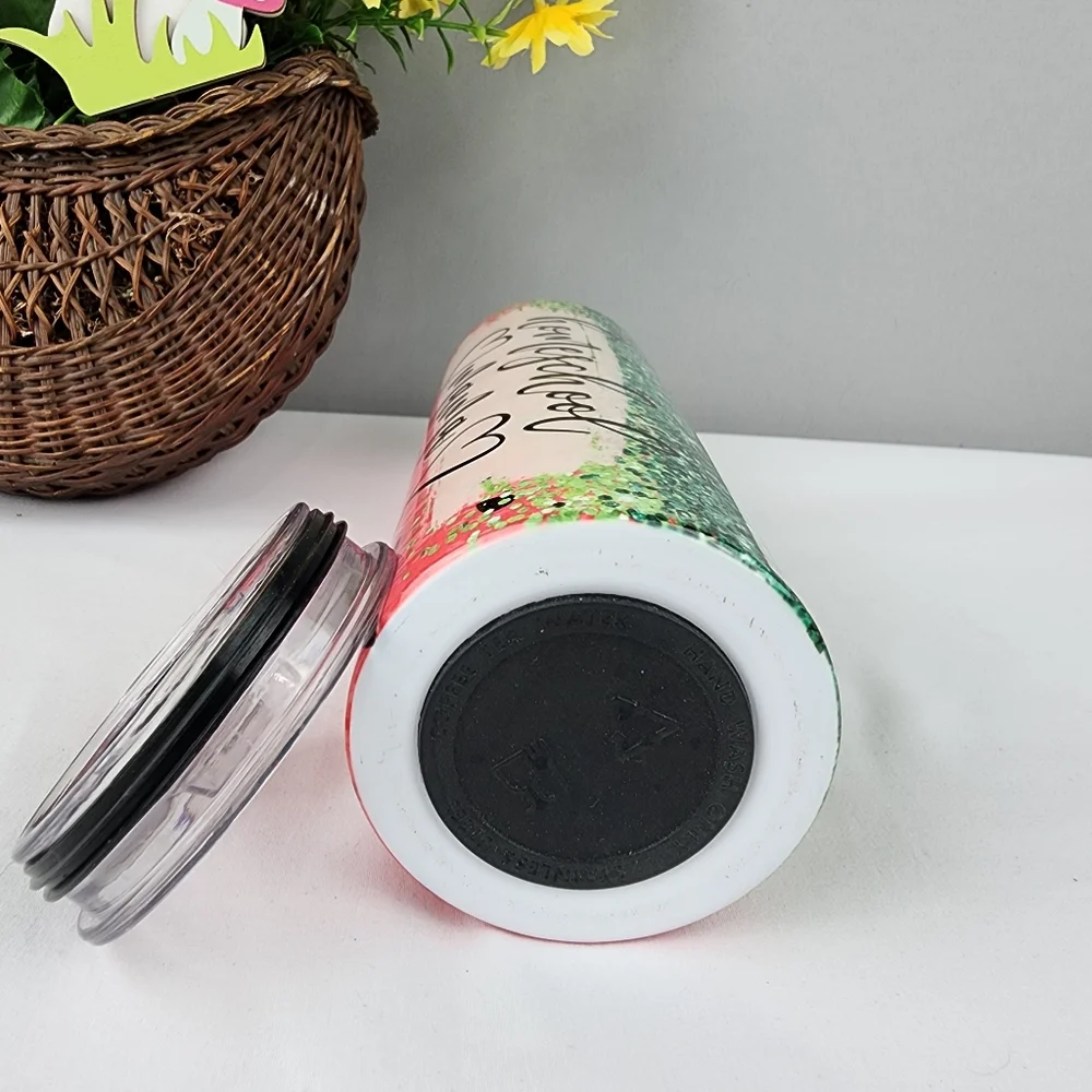 Homeschool Mama Cup Tumbler Watermelon Design -  16oz